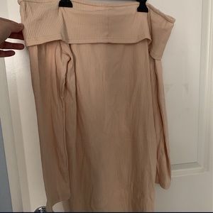 Off The Shoulder Maternity Dress